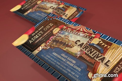 Vintage Carnival Ticket