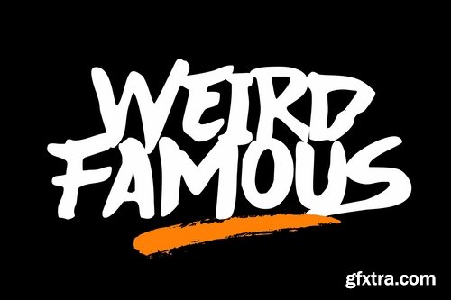 Weird Famous Font