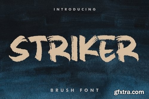 Striker Brush Font