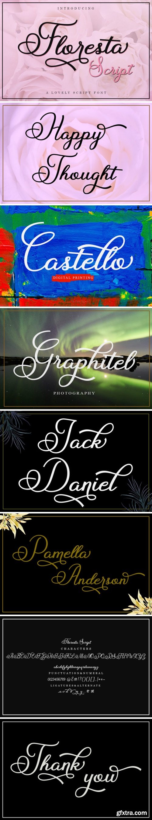 Floresta Script Font