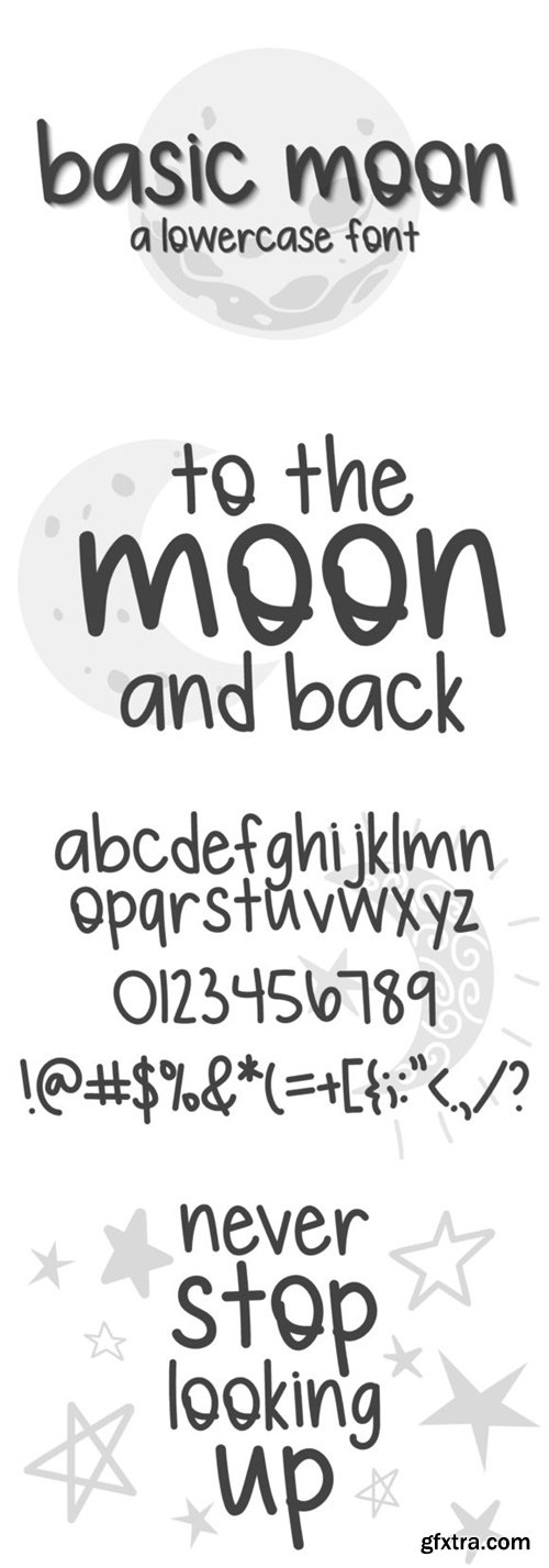 Basic Moon Font