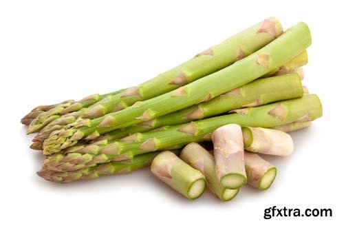 Photo - Asparagus Isolated - 9xJPGs