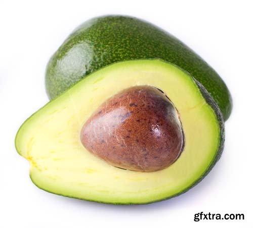 Photo - Avocado Isolated - 15xJPGs