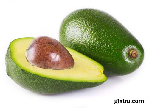 Photo - Avocado Isolated - 15xJPGs