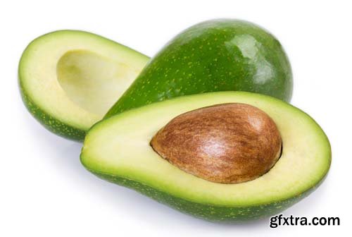 Photo - Avocado Isolated - 15xJPGs