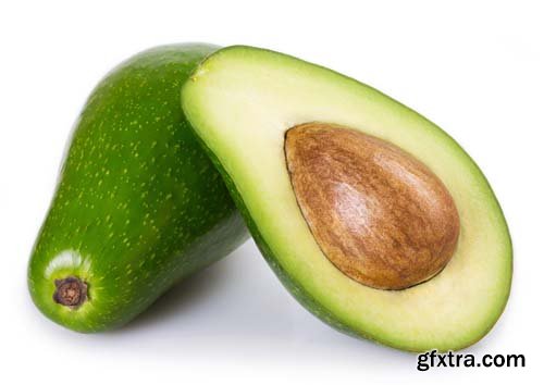 Photo - Avocado Isolated - 15xJPGs