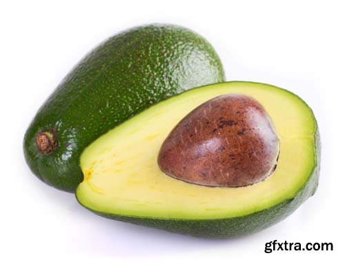 Photo - Avocado Isolated - 15xJPGs