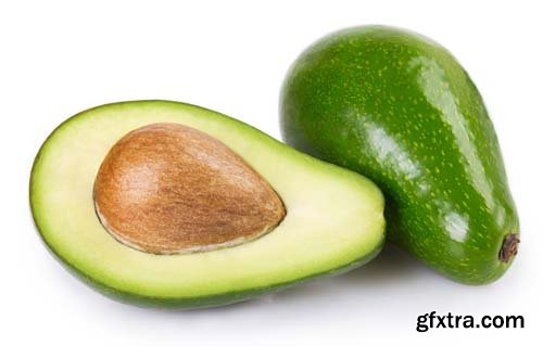 Photo - Avocado Isolated - 15xJPGs