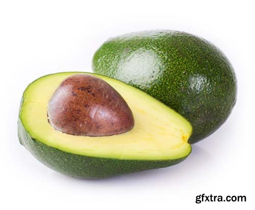 Photo - Avocado Isolated - 15xJPGs