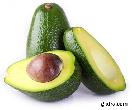 Photo - Avocado Isolated - 15xJPGs