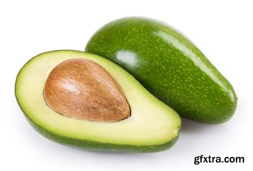 Photo - Avocado Isolated - 15xJPGs