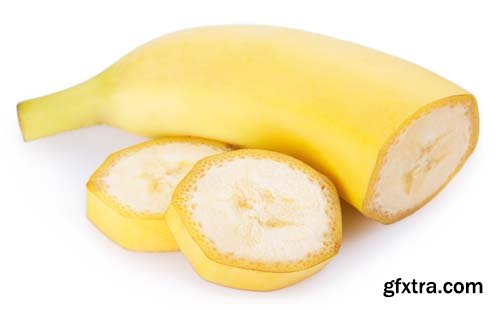 Photo - Banana Isolated - 10xJPGs