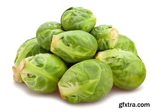 Photo - Brussels Sprouts Isolated - 10xJPGs