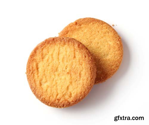 Photo - Butter Cookies Isolated - 10xJPGs