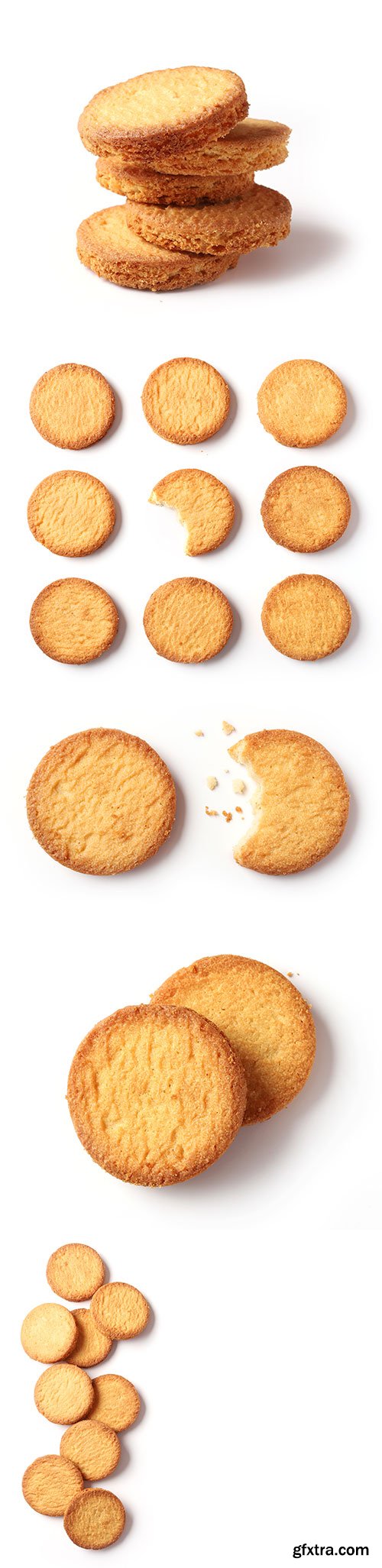 Photo - Butter Cookies Isolated - 10xJPGs