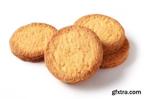 Photo - Butter Cookies Isolated - 10xJPGs