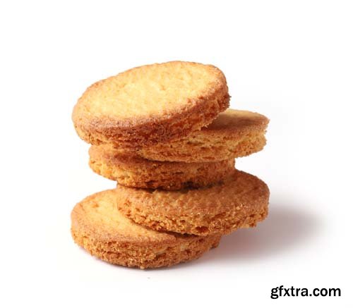 Photo - Butter Cookies Isolated - 10xJPGs