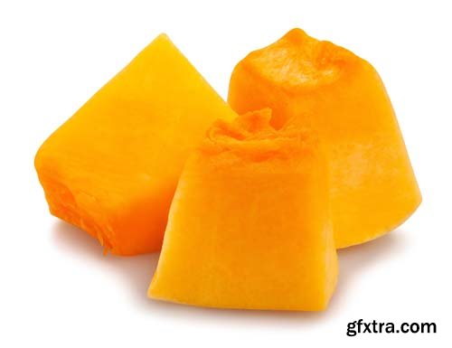 Photo - Butternut Squash Isolated - 7xJPGs -