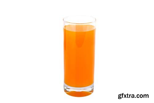 Photo - Carrot Juice Isolated - 9xJPGs