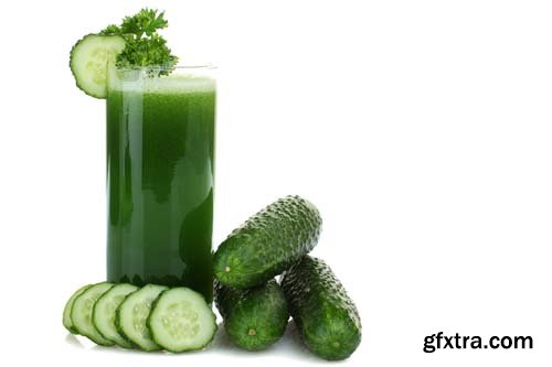 Photo - Cucumber Juice Isolated - 10xJPGs