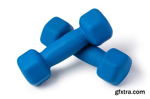 Photo - Dumbbells Isolated - 7xJPGs