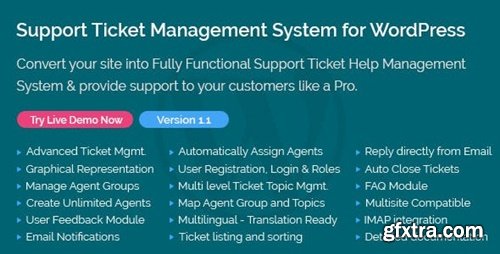 CodeCanyon - Support Ticket Management System for WordPress v1.1 - 21946601