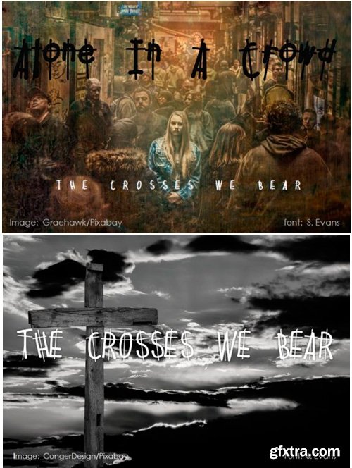 The Crosses We Bear Font