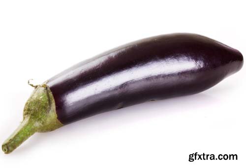 Photo - Fresh Eggplant Isolated - 5xJPGs