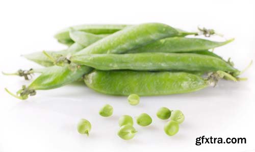 Fresh Pea Isolated - 6xJPGs