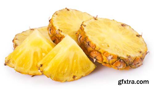 Fresh Pineapple Isolated - 10xJPGs