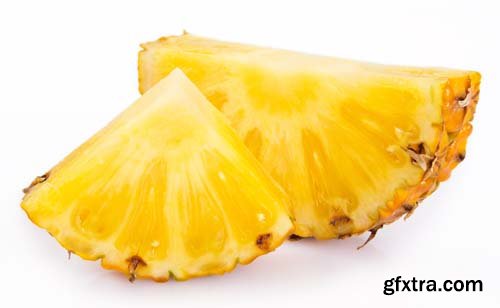 Fresh Pineapple Isolated - 10xJPGs