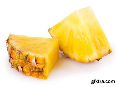 Fresh Pineapple Isolated - 10xJPGs