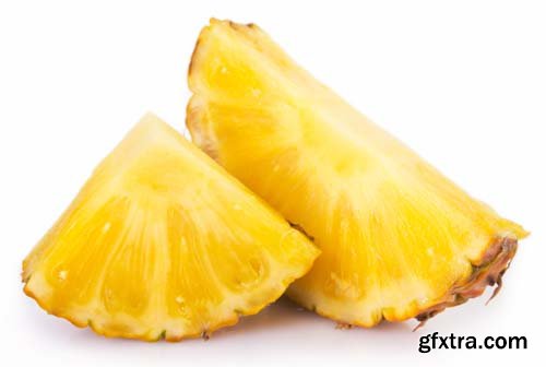 Fresh Pineapple Isolated - 10xJPGs