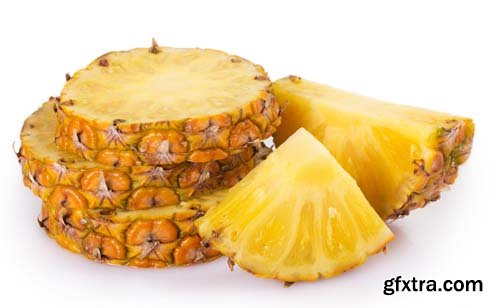 Fresh Pineapple Isolated - 10xJPGs