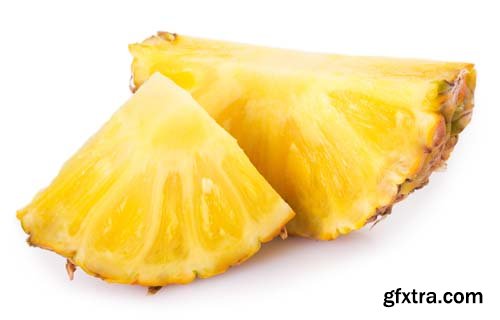 Fresh Pineapple Isolated - 10xJPGs