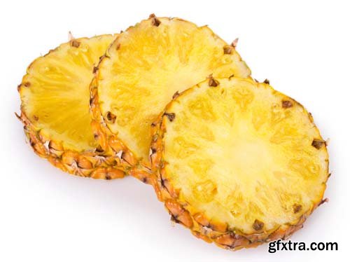 Fresh Pineapple Isolated - 10xJPGs