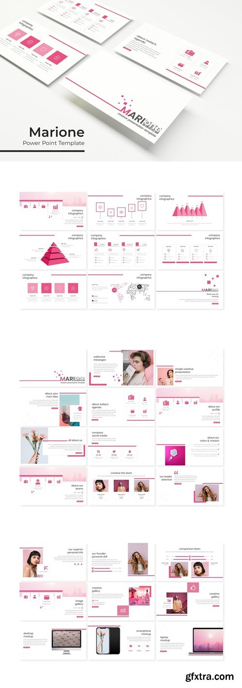 Marione - Powerpoint, Keynote, Google Slides Templates