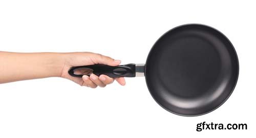 Frying Pan Isolated - 5xJPGs