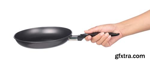 Frying Pan Isolated - 5xJPGs