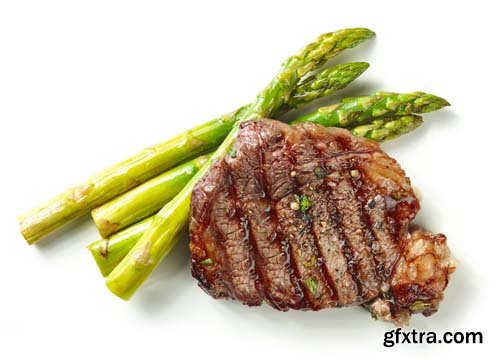 Grilled Steak Isolated - 10xJPGs