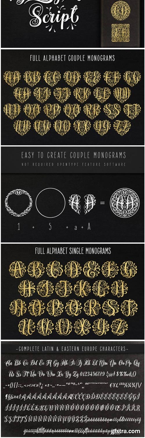 Monogram Script Font