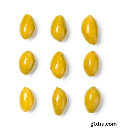 Olives Isolated - 9xJPGs