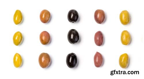 Olives Isolated - 9xJPGs