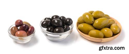 Olives Isolated - 9xJPGs