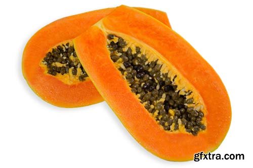 Papaya Isolated - 10xJPGs