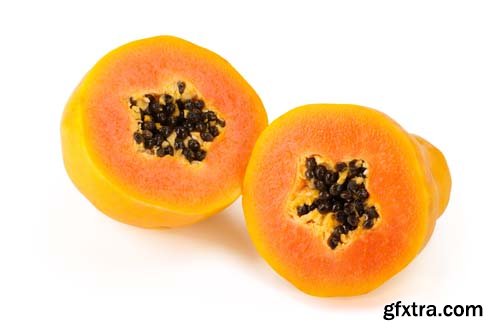 Papaya Isolated - 10xJPGs