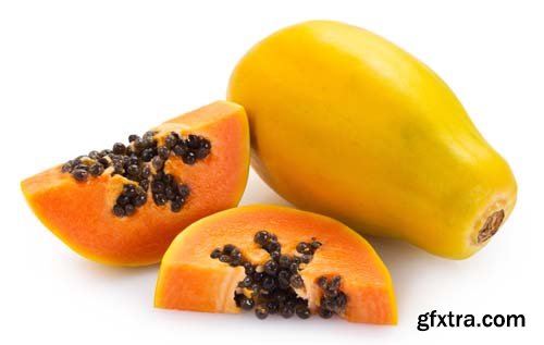 Papaya Isolated - 10xJPGs