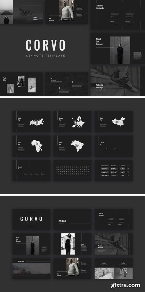 Corvo Keynote Template