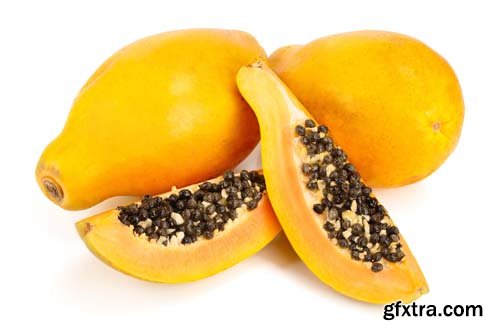 Papaya Isolated - 10xJPGs