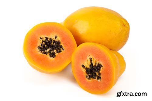 Papaya Isolated - 10xJPGs